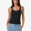 Outlet Thrills Minimal Scoop Tank - Faded Black FadedBlack