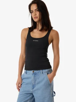 Outlet Thrills Minimal Scoop Tank - Faded Black FadedBlack