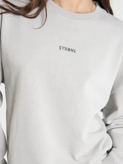 New Thrills Minimal Slouch Crew - Oyster Grey OysterGrey