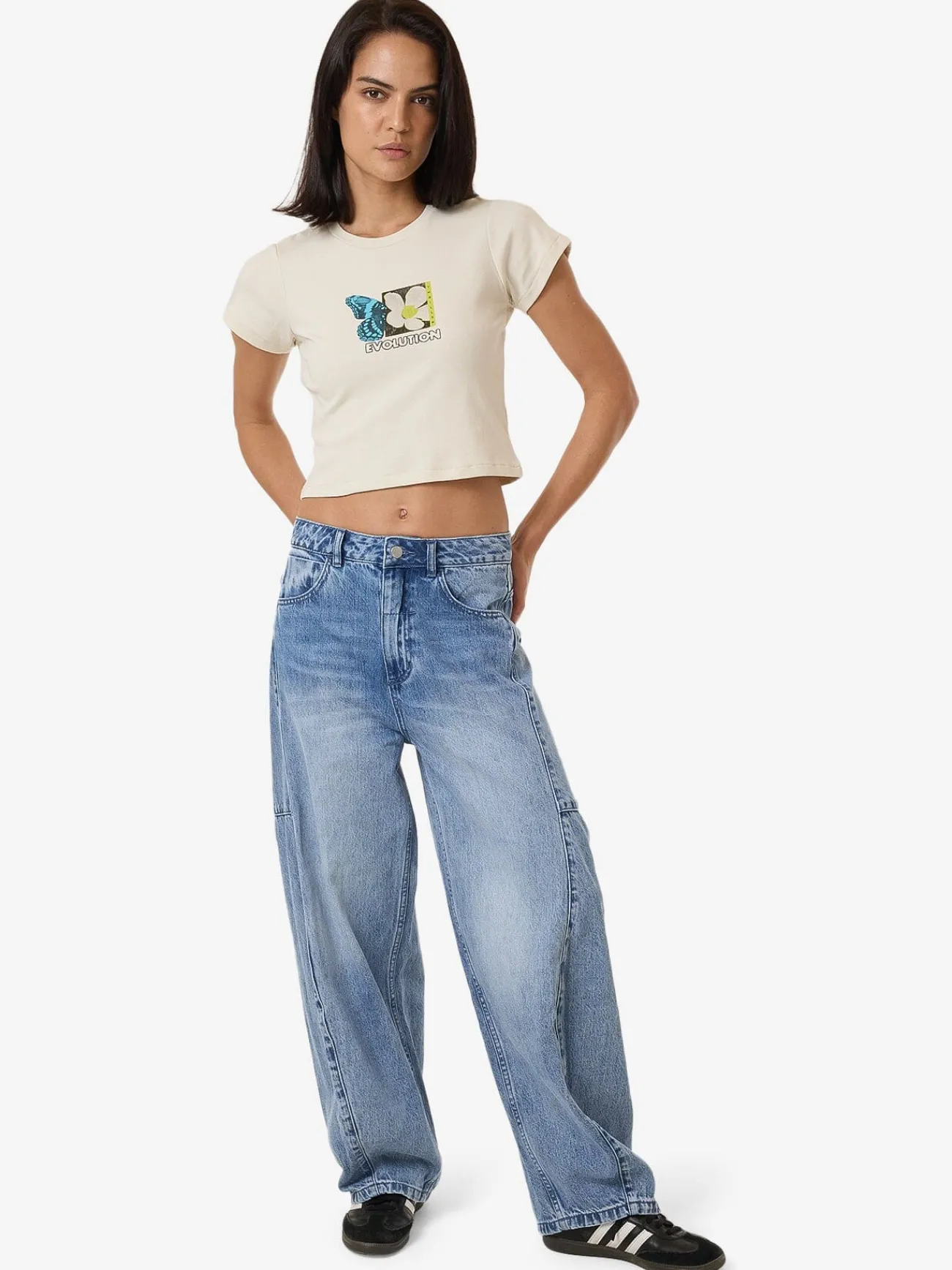Discount Thrills Morphing Mini Tee - Heritage White HeritageWhite
