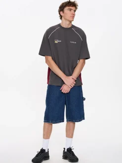 New Thrills Motion Box Fit Oversize Tee - Merch Black MerchBlack
