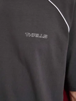 New Thrills Motion Box Fit Oversize Tee - Merch Black MerchBlack