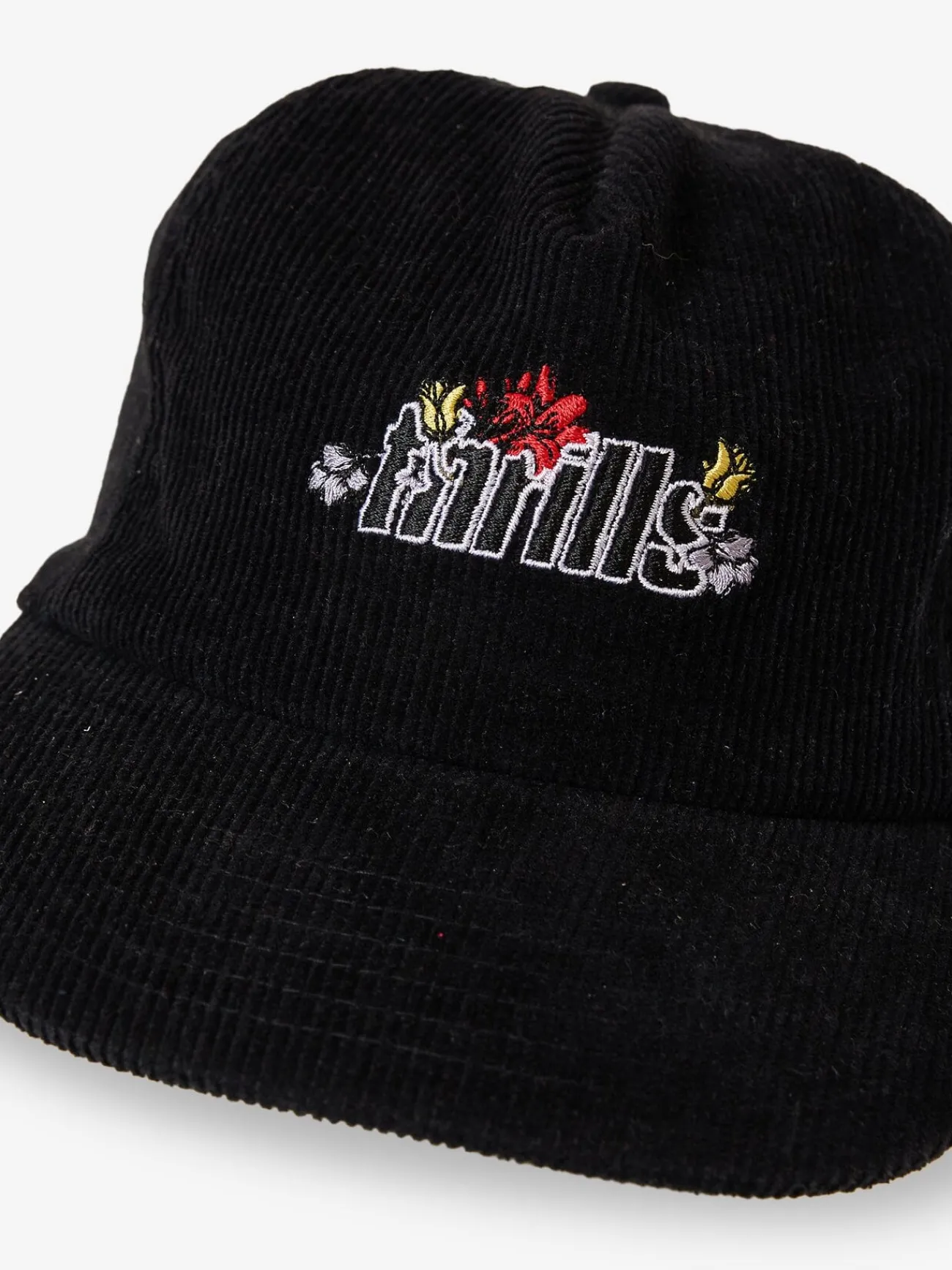 Discount Thrills Natural 5 Panel Cap - Black