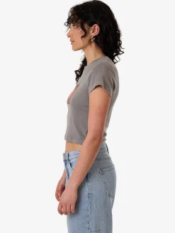 Fashion Thrills Natures Library Mini Tee - Washed Grey WashedGrey