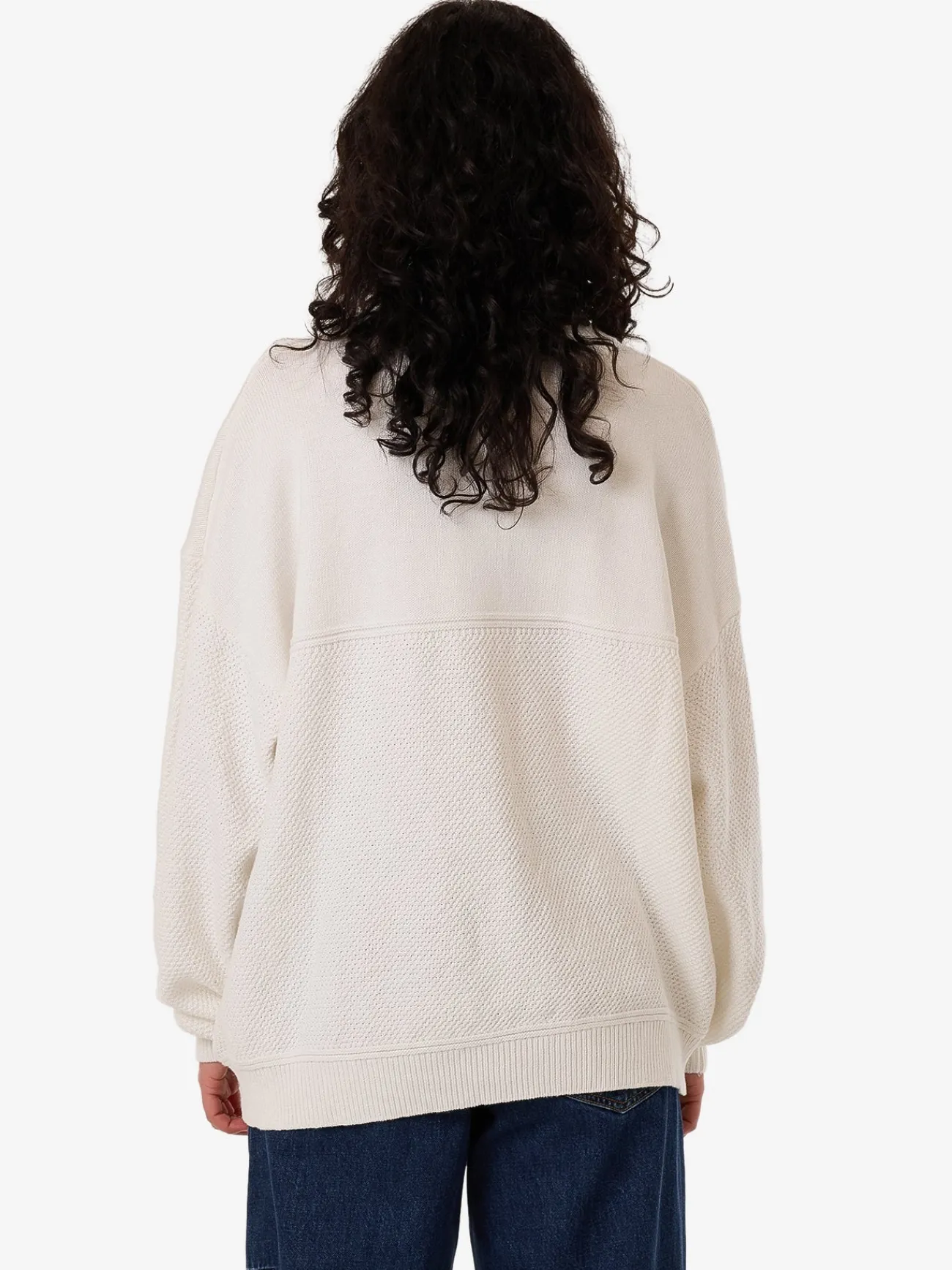 Hot Thrills Navigate Knit Pullover - Chalk