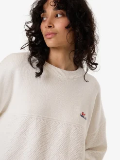 Hot Thrills Navigate Knit Pullover - Chalk