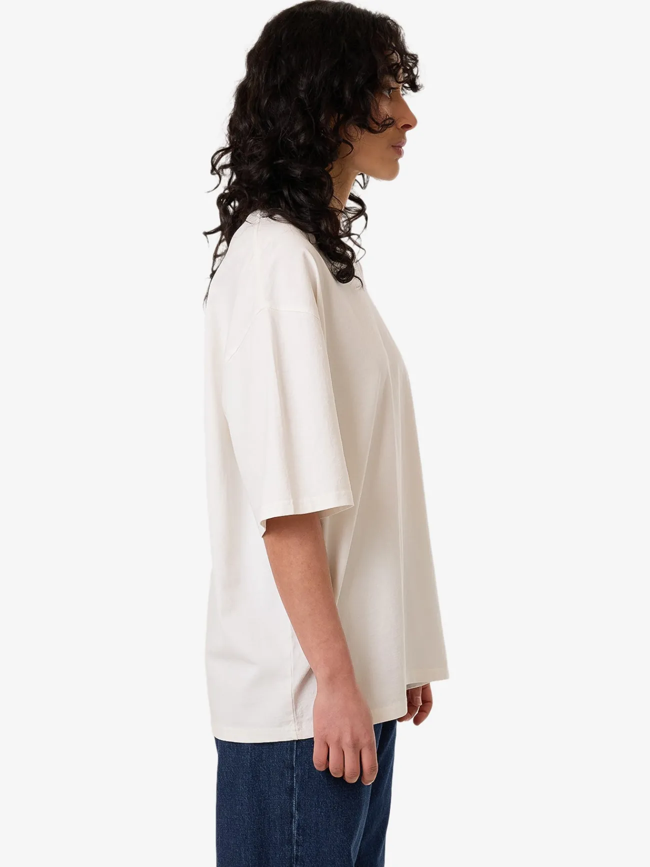 Online Thrills Navigate Oversized Tee - Chalk