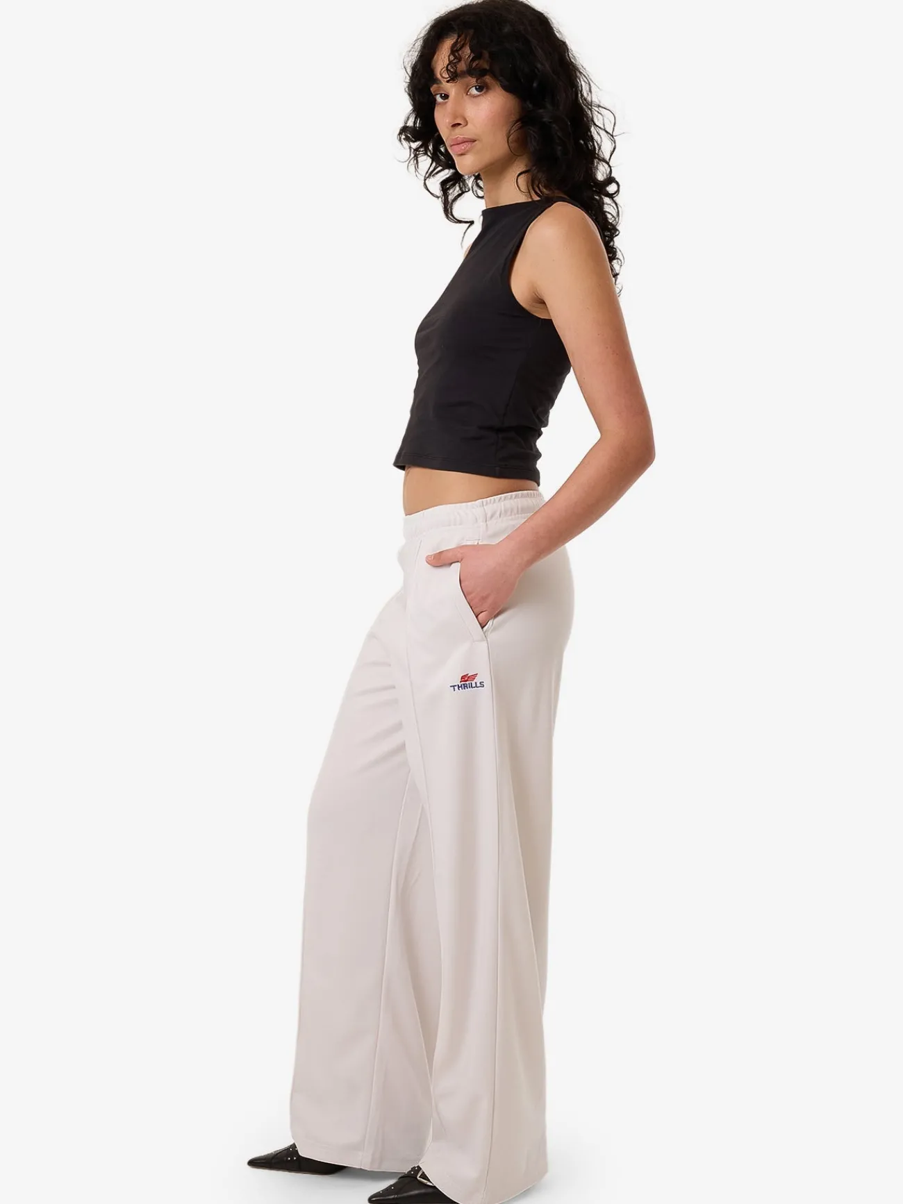 Hot Thrills Navigate Track Pant - Chalk