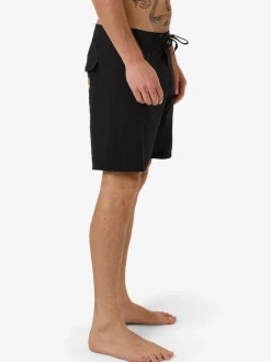 Outlet Thrills Never Stop Boardshort - Black