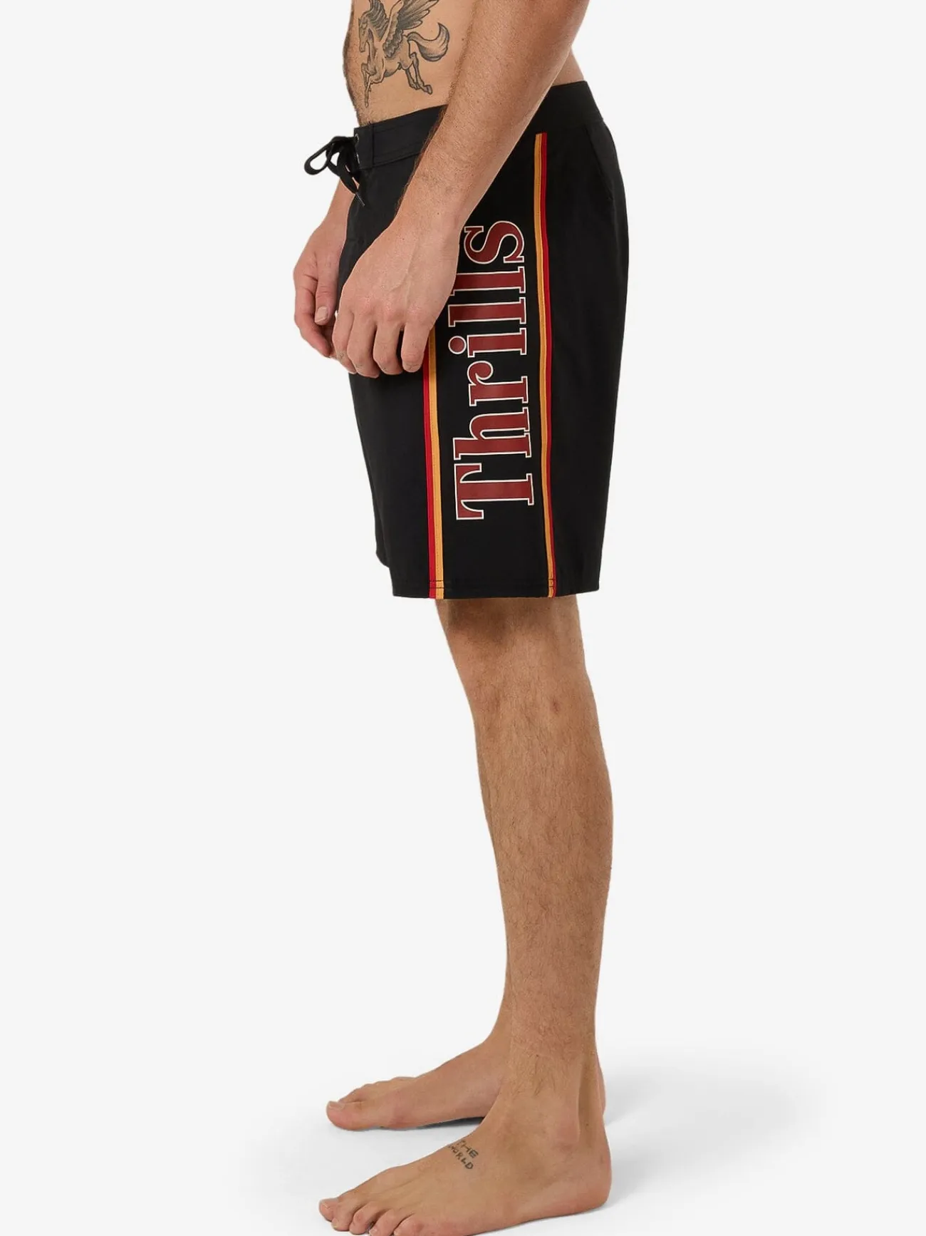 Outlet Thrills Never Stop Boardshort - Black