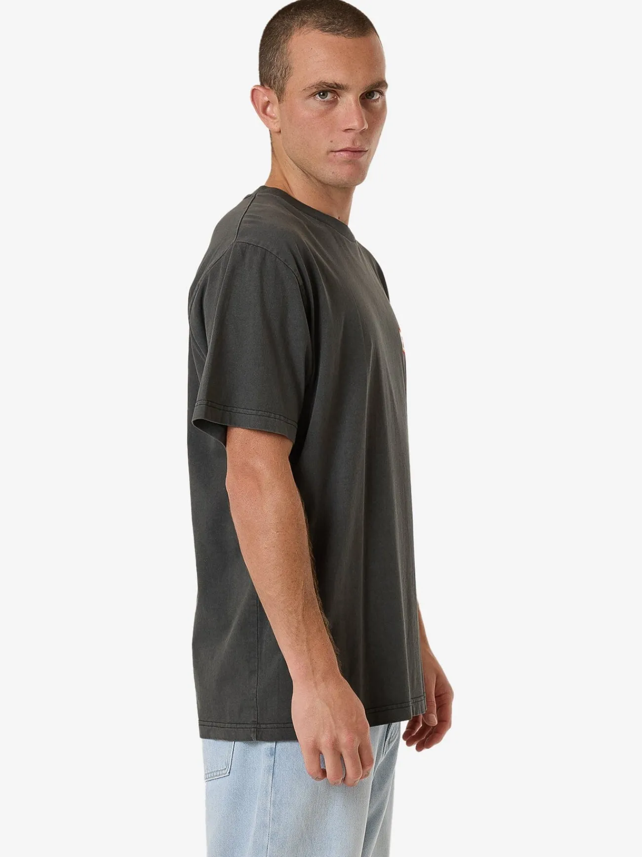 Online Thrills Never Stop Merch Fit Tee - Merch Black MerchBlack