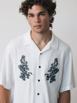 New Thrills New Growth Bowling Shirt - Heritage White HeritageWhite