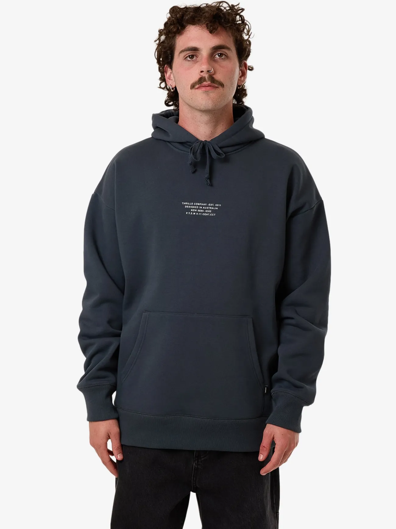 Best Thrills New Issue Slouch Pull On Hood - Petrol