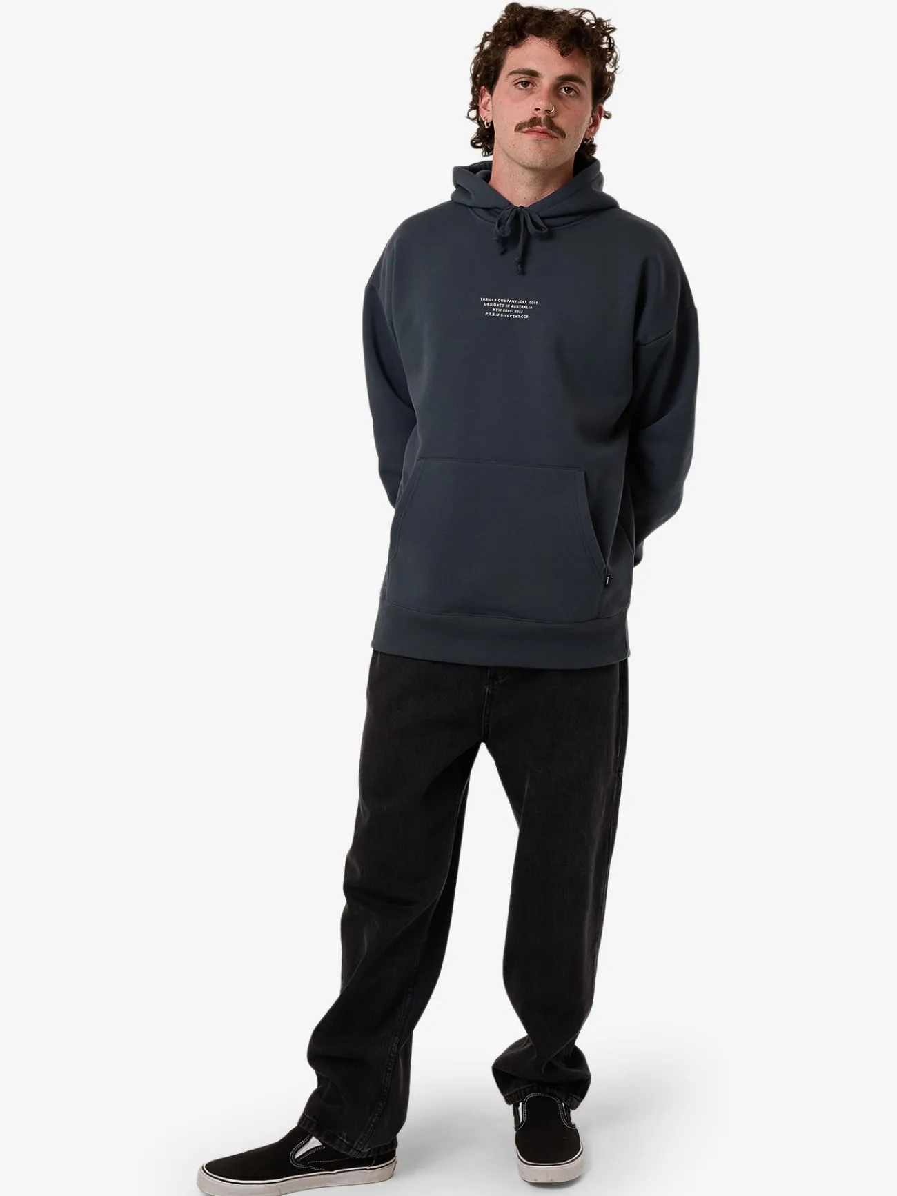 Best Thrills New Issue Slouch Pull On Hood - Petrol