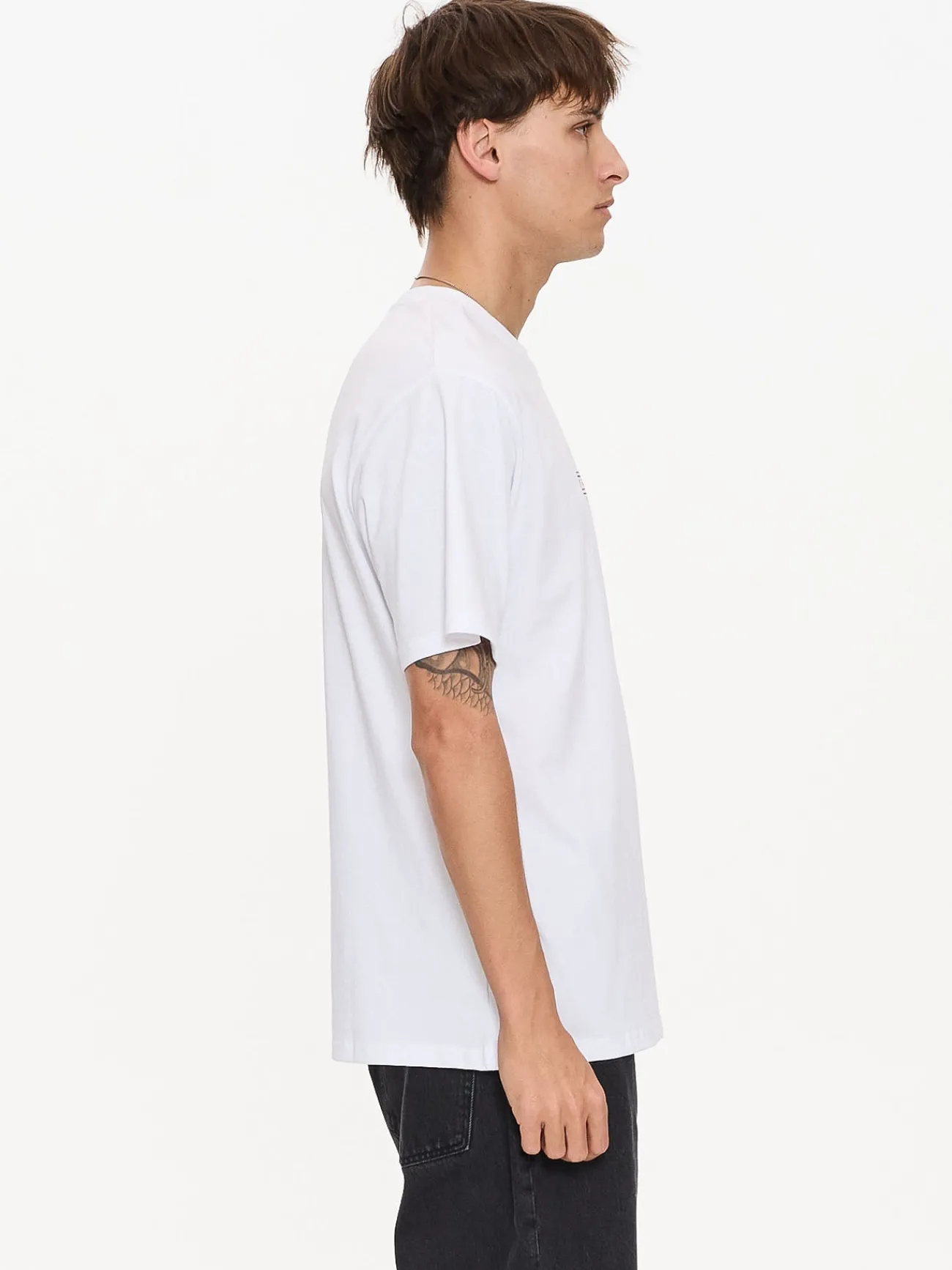 Online Thrills Not Permitted Merch Fit Tee - White