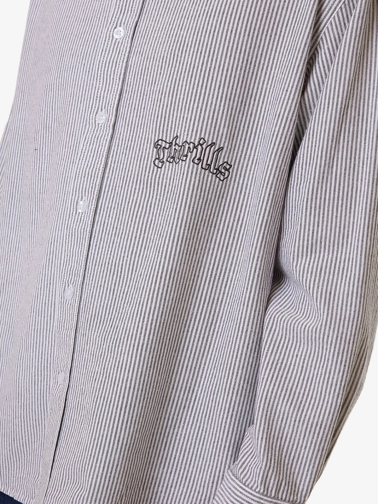 New Thrills Occasions Filter Long Sleeve Shirt - Black Stripe BlackStripe