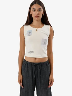 Clearance Thrills One Way Or Another Y2K Tank - Heritage White HeritageWhite