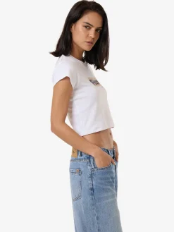 Fashion Thrills Paradise Wheels Mini Tee - White