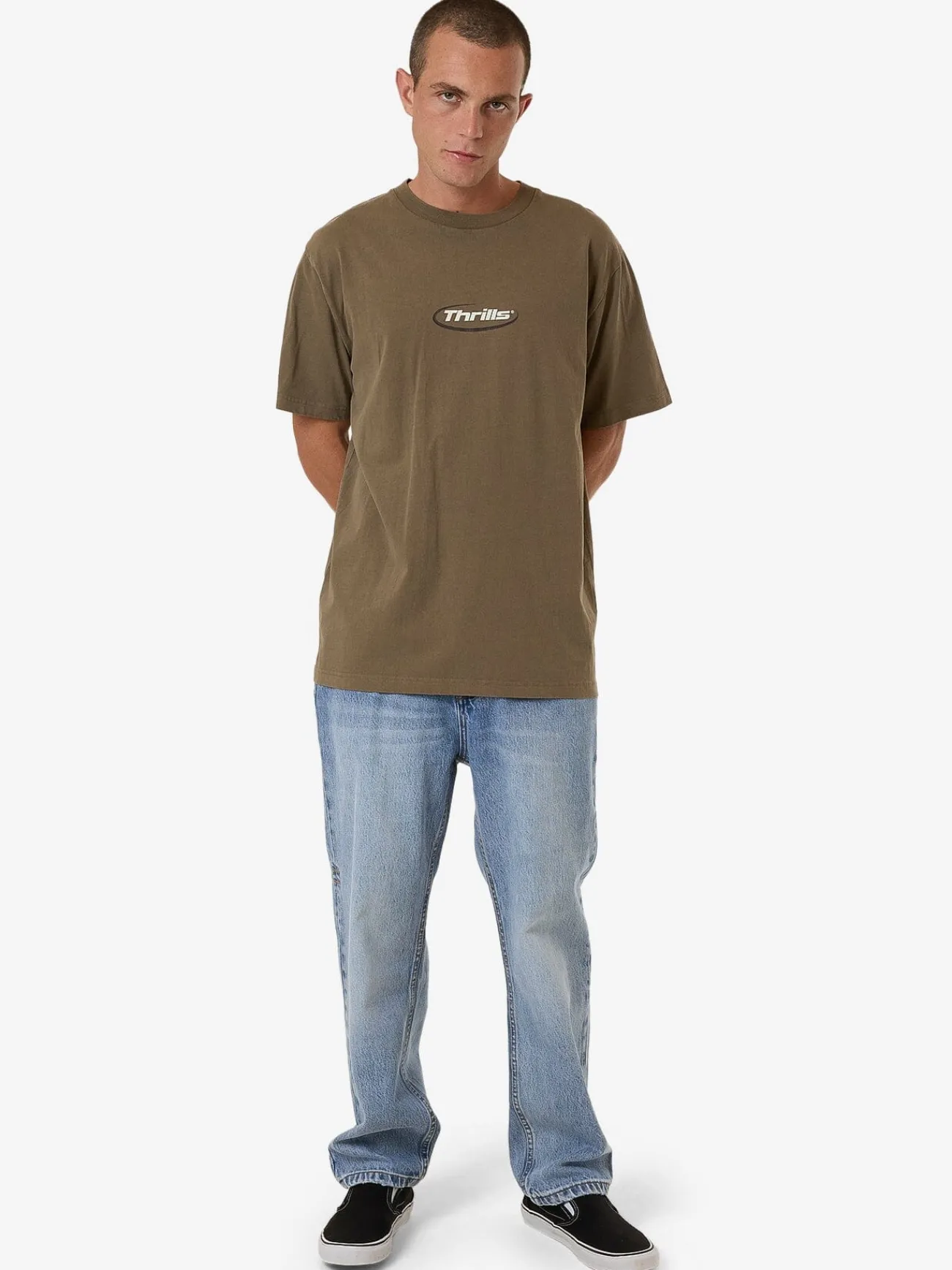 Sale Thrills Pharm Merch Fit Tee - Desert