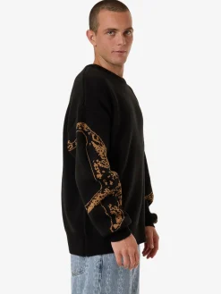 Discount Thrills Power Trip Crew Knit - Black