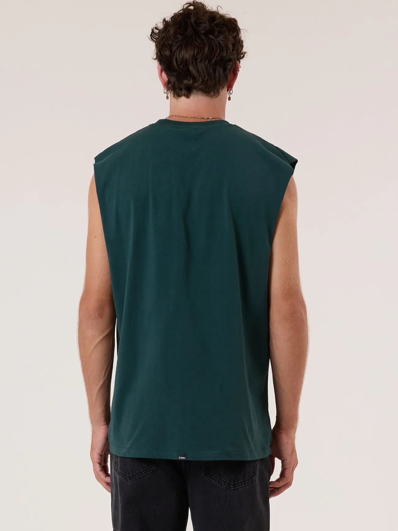 Online Thrills Recruit Merch Fit Muscle Tee - Forest Green ForestGreen