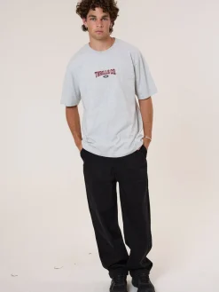 New Thrills Recruit Oversize Fit Tee - Snow Marle SnowMarle