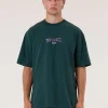Sale Thrills Recruit Oversized Fit Tee - Forrest Green ForrestGreen