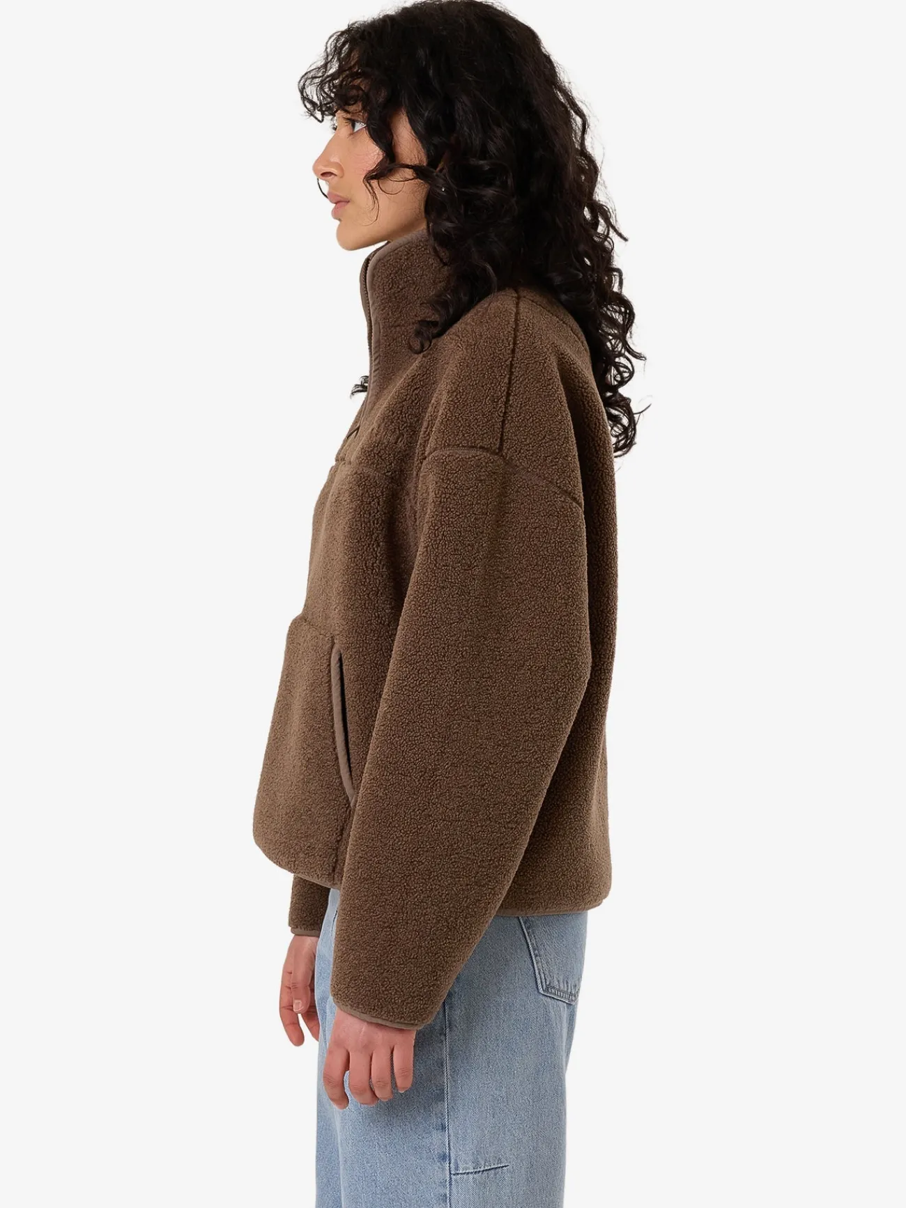 New Thrills Reid Sherpa Fleece - Wren