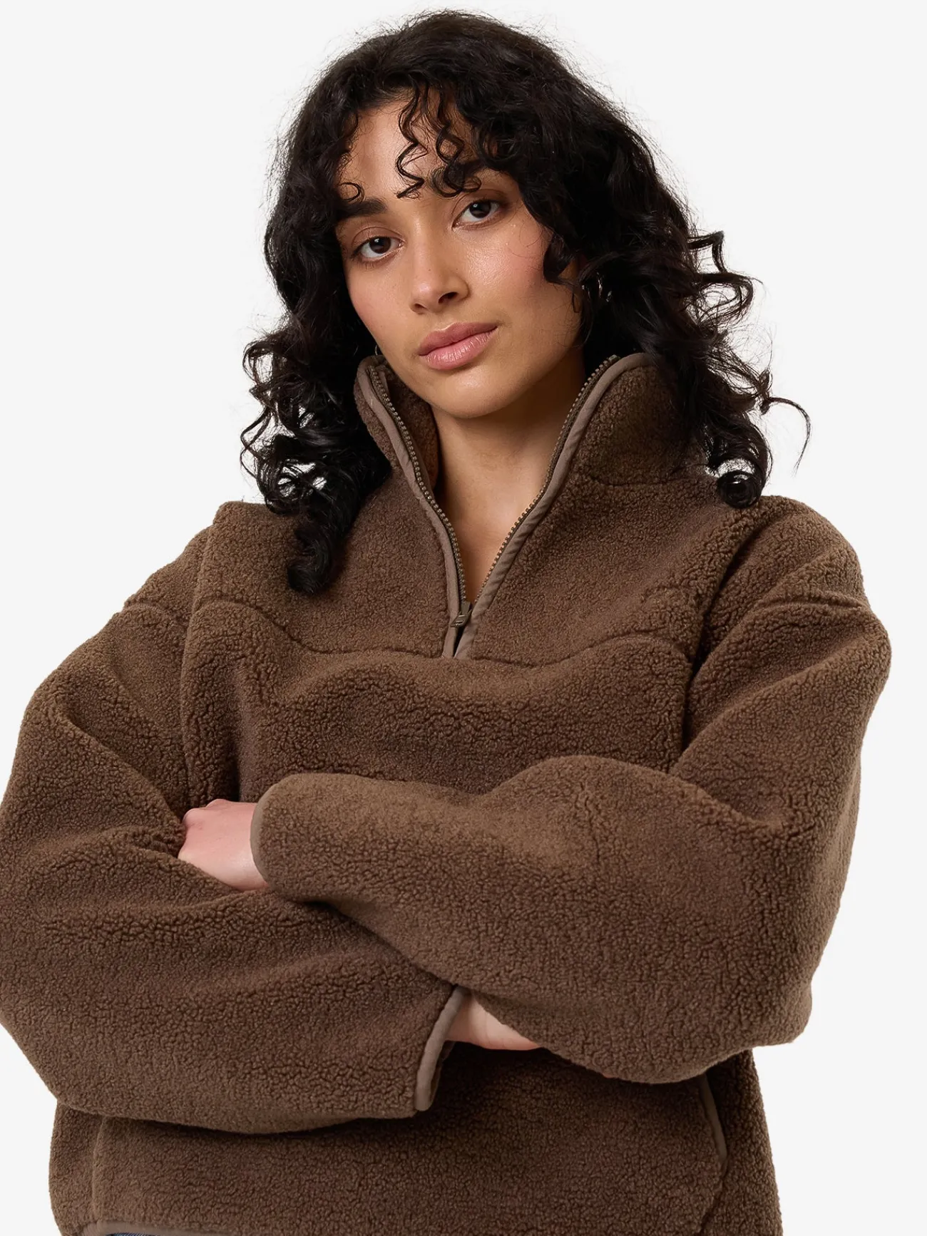 New Thrills Reid Sherpa Fleece - Wren