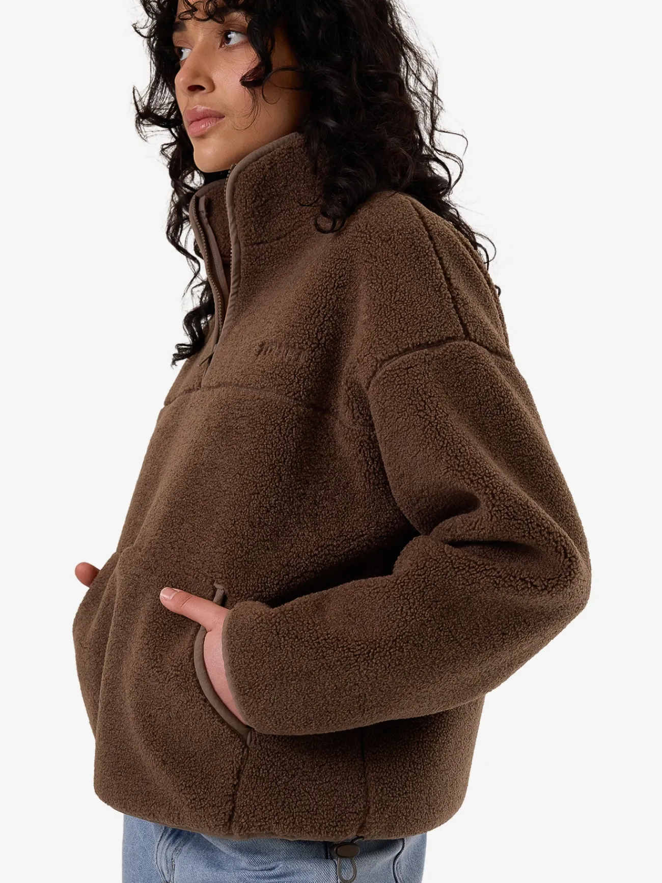 New Thrills Reid Sherpa Fleece - Wren
