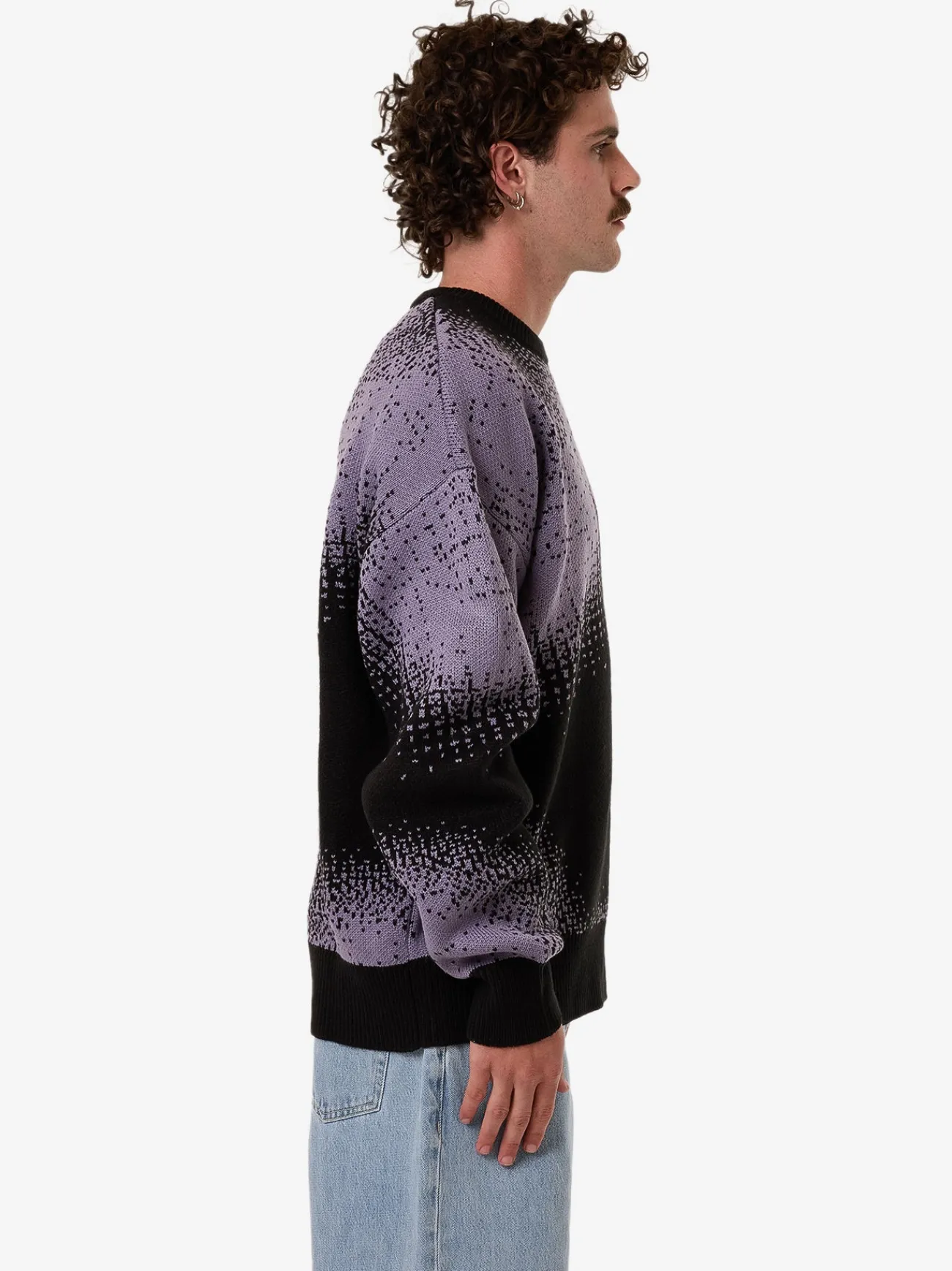 Outlet Thrills Relax Your Eyes Crew Knit - Black