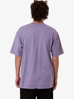 Discount Thrills Relax Your Eyes Oversize Fit Tee - Dusk