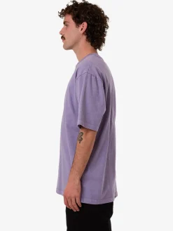 Discount Thrills Relax Your Eyes Oversize Fit Tee - Dusk