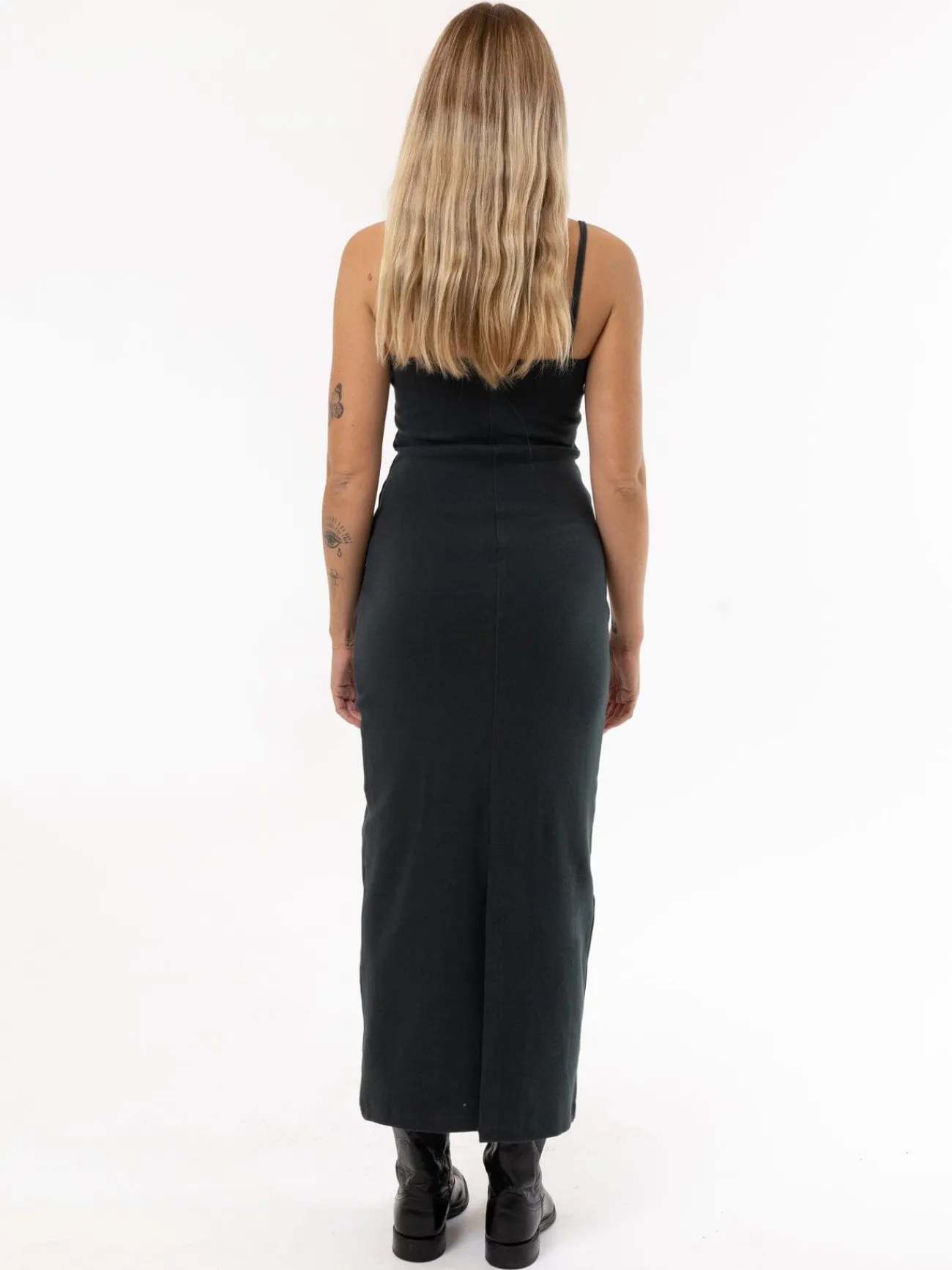 New Thrills Rib Seam Dress - Dark Jade DarkJade