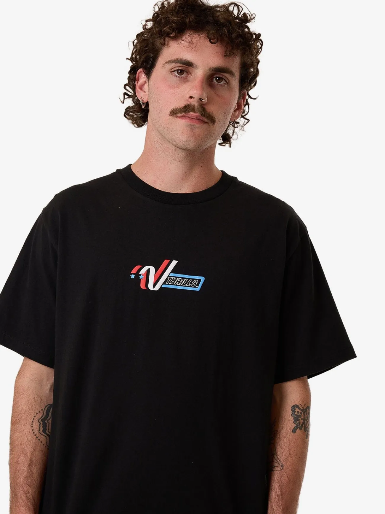Discount Thrills Ribbon Cutter Merch Fit Tee - Black
