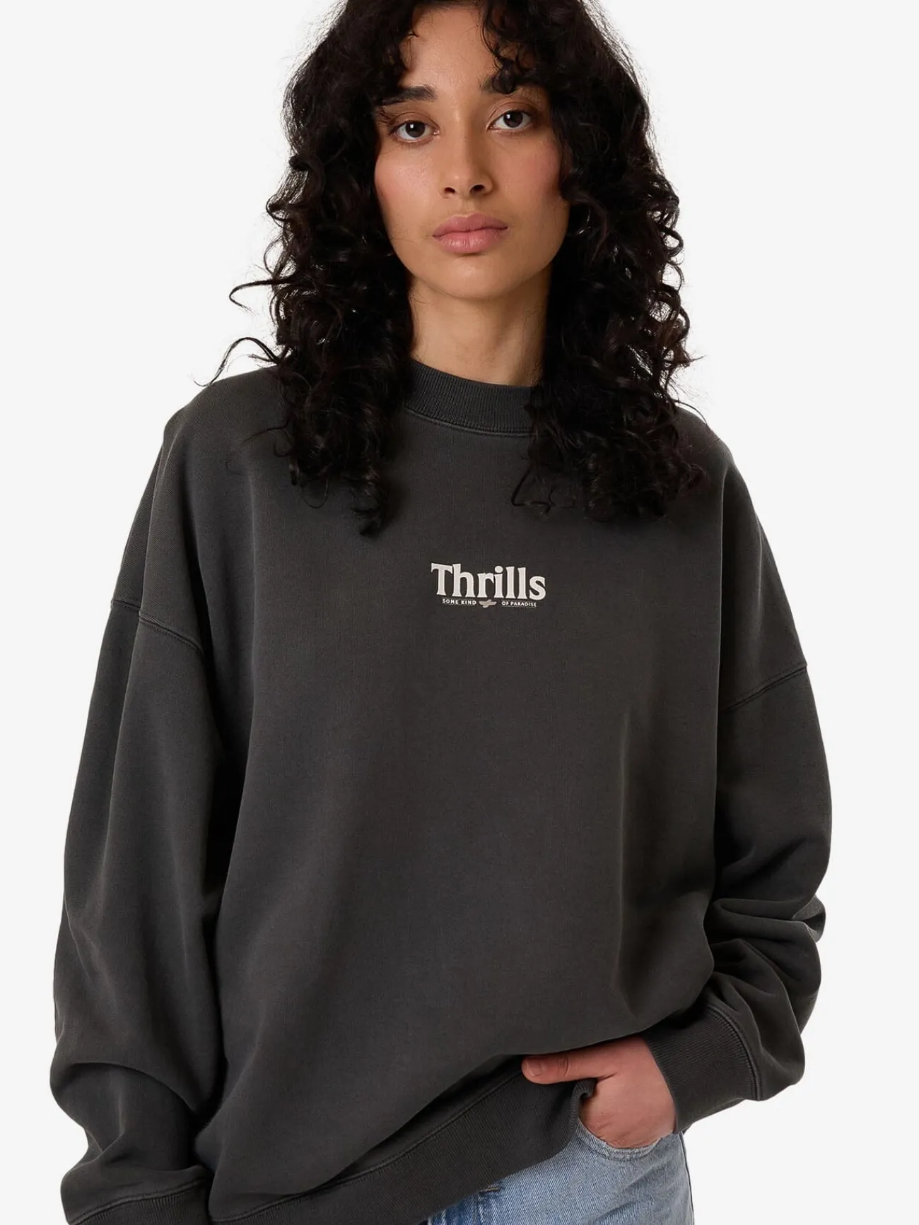 New Thrills Road To Paradise Cocoon Panel Crew - Merch Black MerchBlack