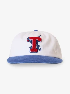 Hot Thrills Roosevelt Contrast 6 Panel Cap - White