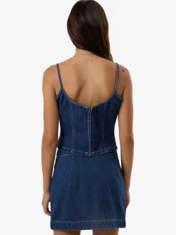 Sale Thrills Rory Denim Top - Union Blue UnionBlue