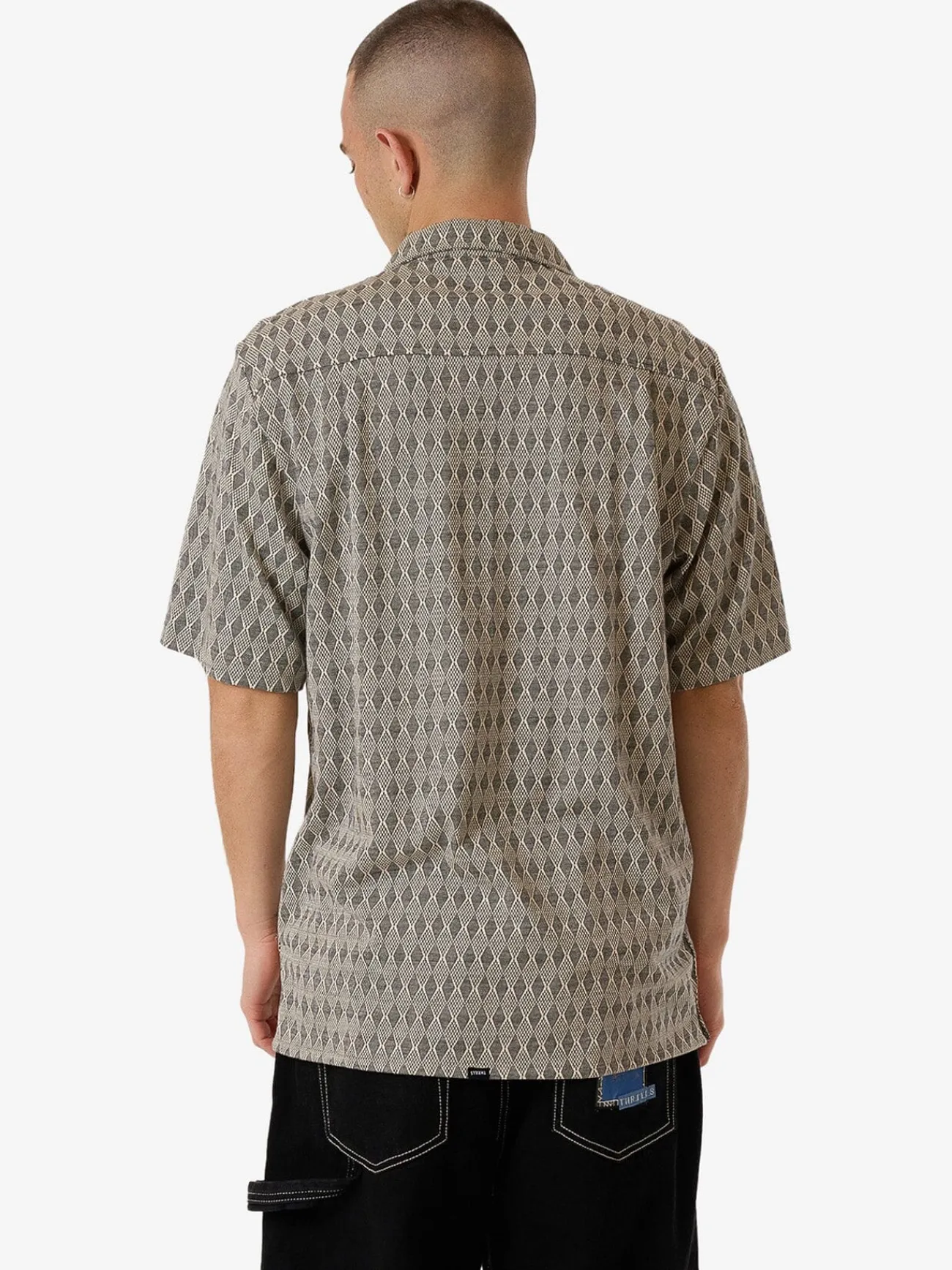 Sale Thrills Royalty Bowling Shirt - Black