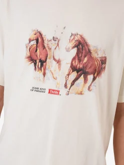 Online Thrills Ruthless Frontier Merch Fit Tee - Heritage White HeritageWhite