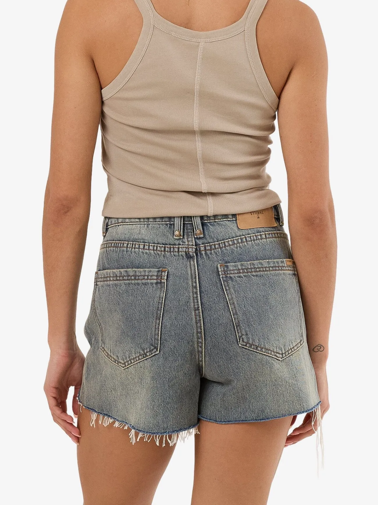 Hot Thrills Sadie Short - Worn Out Blue WornOutBlue