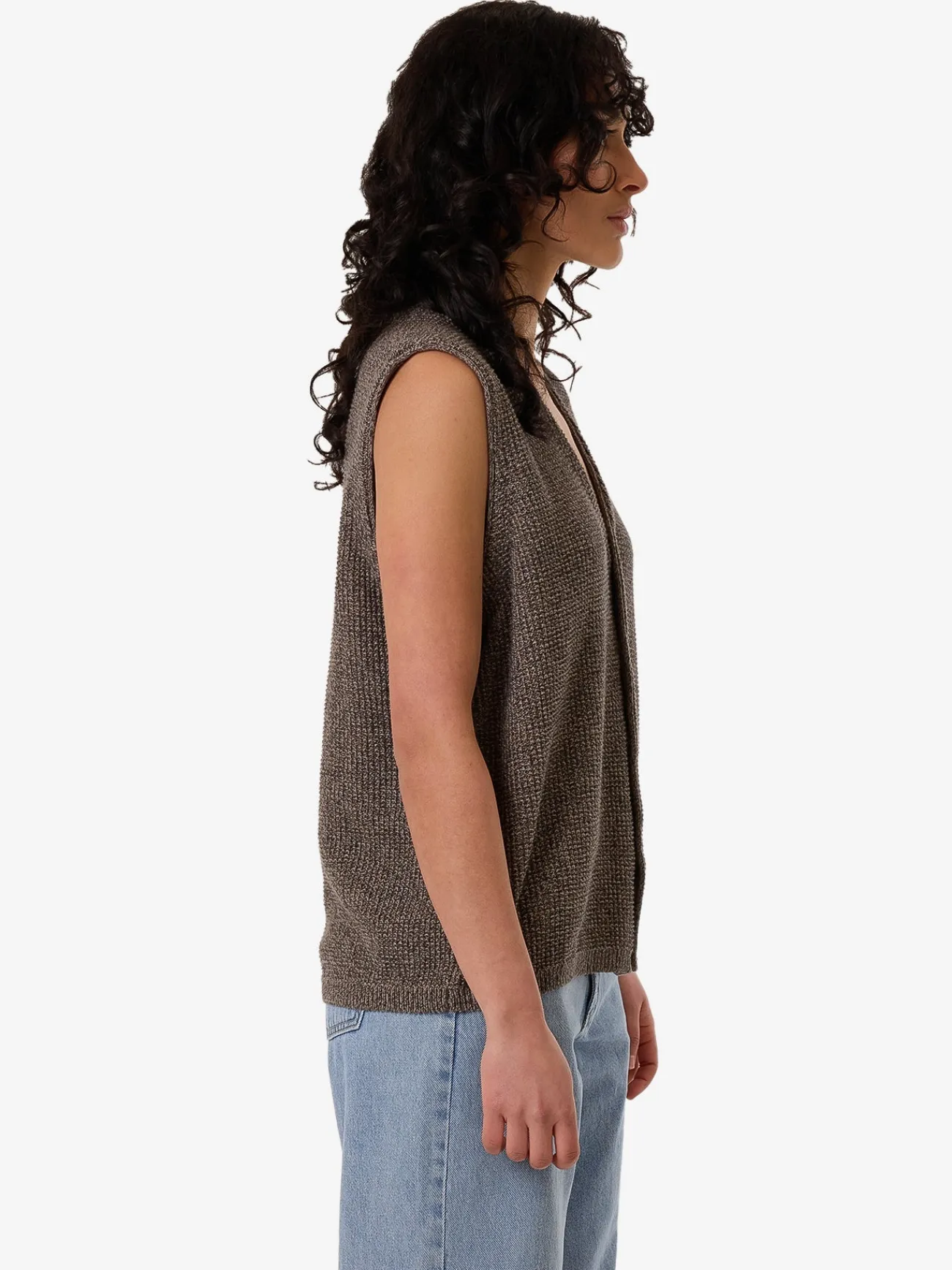 Outlet Thrills Sam Knit Vest - Loam