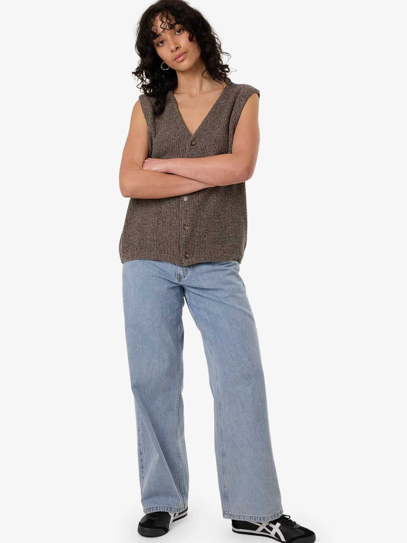 Outlet Thrills Sam Knit Vest - Loam