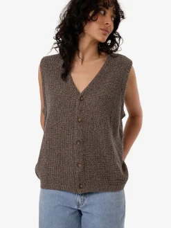 Outlet Thrills Sam Knit Vest - Loam
