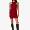 Best Thrills Scarlett Knit Halter Dress - Chilli Pepper ChilliPepper