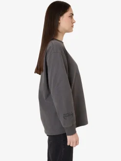Discount Thrills Scorpion Ridge Long Sleeve Oversized Tee - Merch Black MerchBlack