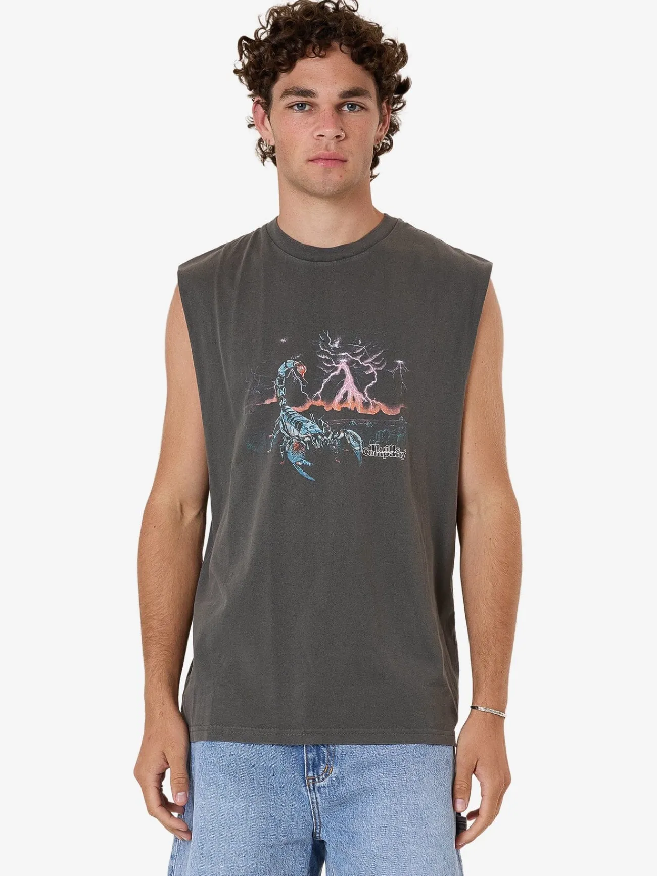 Online Thrills Scorpion Ridge Merch Fit Muscle Tee - Merch Black MerchBlack
