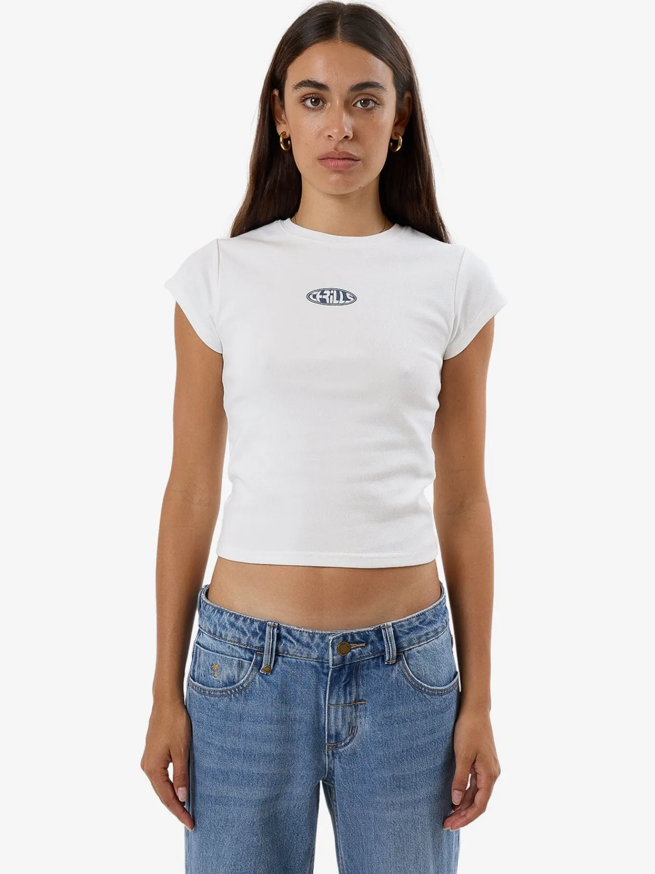 Hot Thrills Shadow Club Tee - Dirty White DirtyWhite