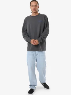 Fashion Thrills Shadow Oversize Fit Long Sleeve Tee - Merch Black MerchBlack