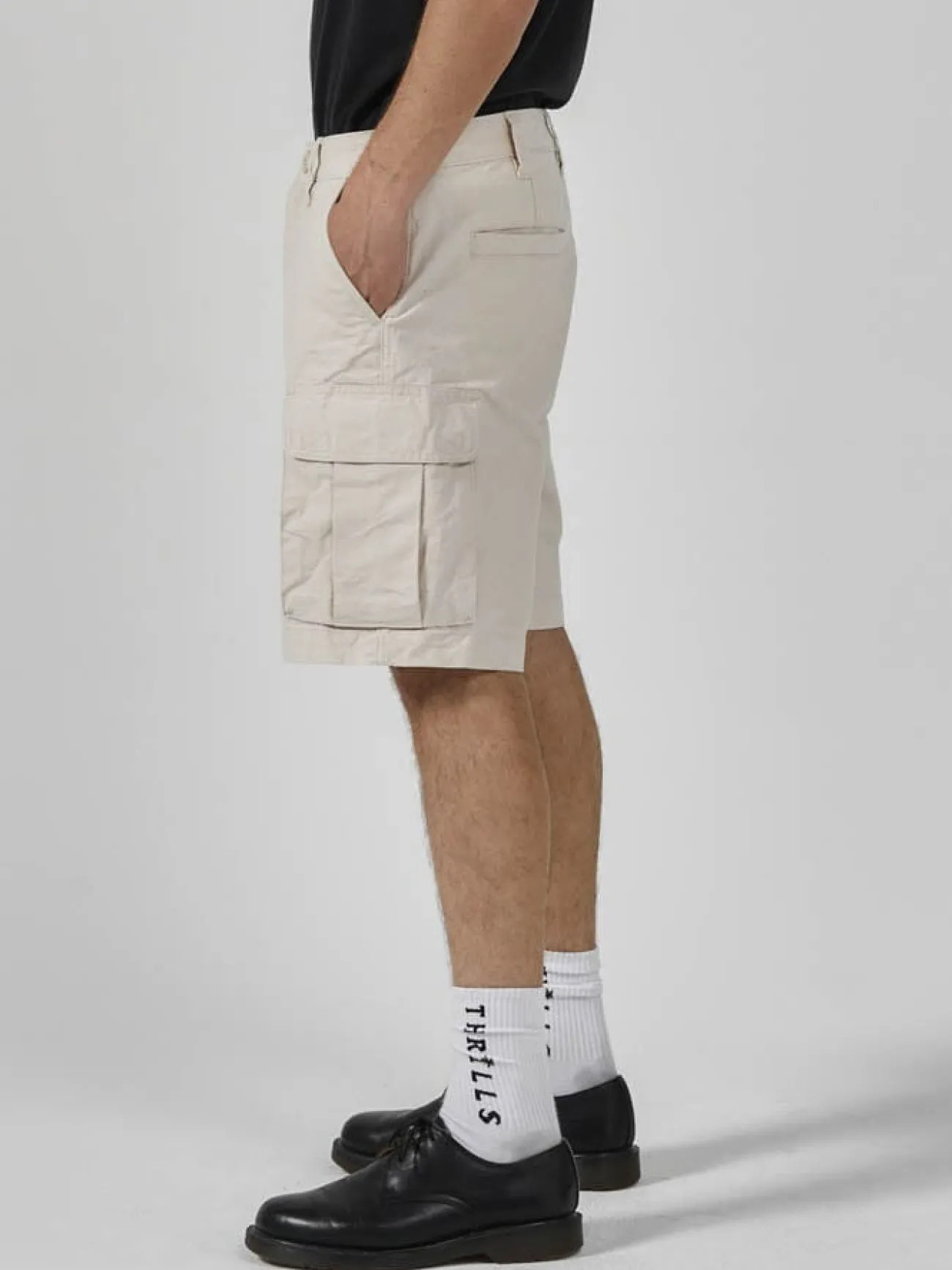 Best Thrills Slacker Cargo Short - Unbleached